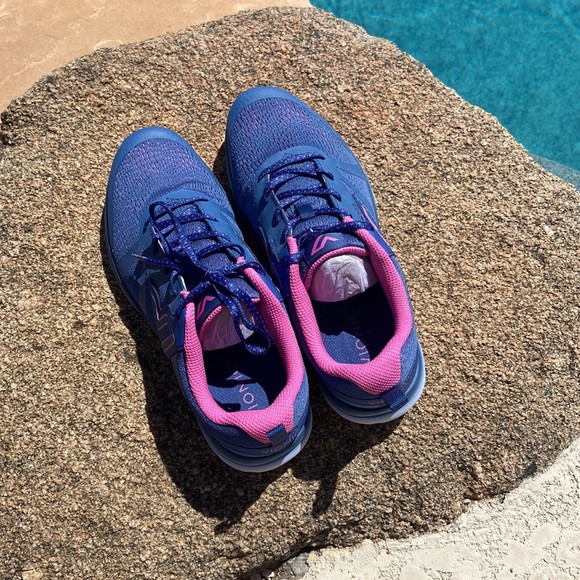 Vionic Mesh Lace-Up Athletic Sneakers - 335 Miles ~ Indigo - Picture 2 of 11